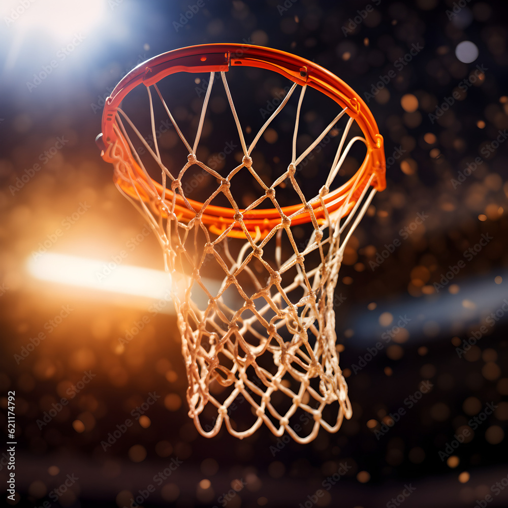 basketball hoop and net ,Generative Ai