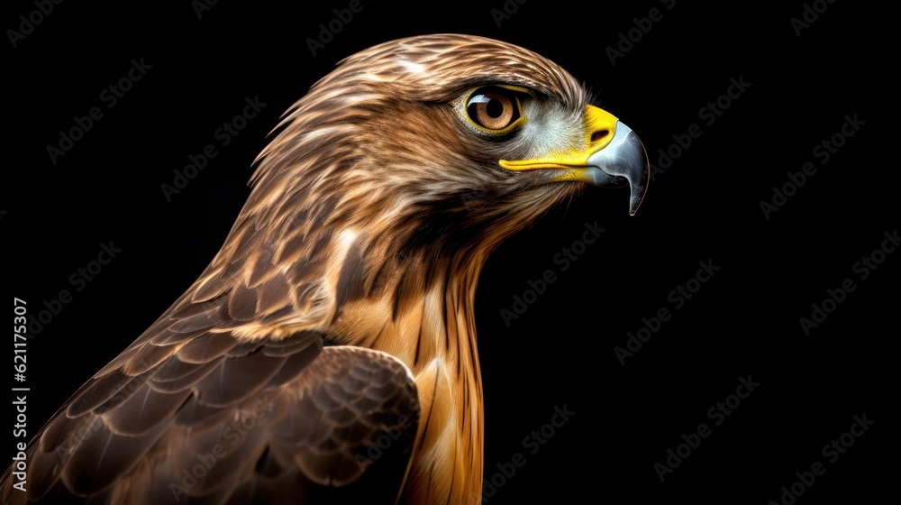 Fototapeta premium portrait of a falcon