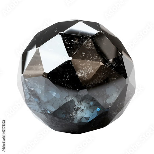 Hematite, isolated on transparent background cutout