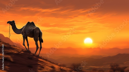 camel in desert