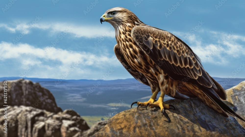 Fototapeta premium eagle in flight
