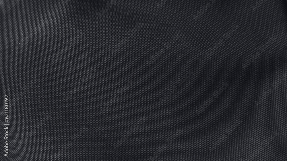 closeup texture of weave cloth, dark black color. fabric texture, natural cotton-linen textile material. black fabric background