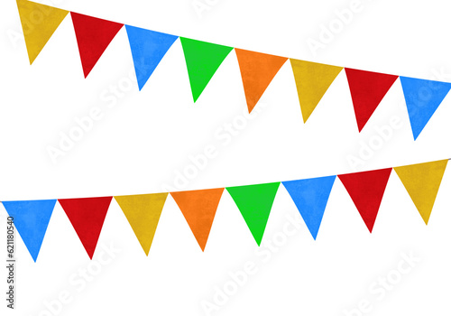 Colorful Party or Festival Garlands