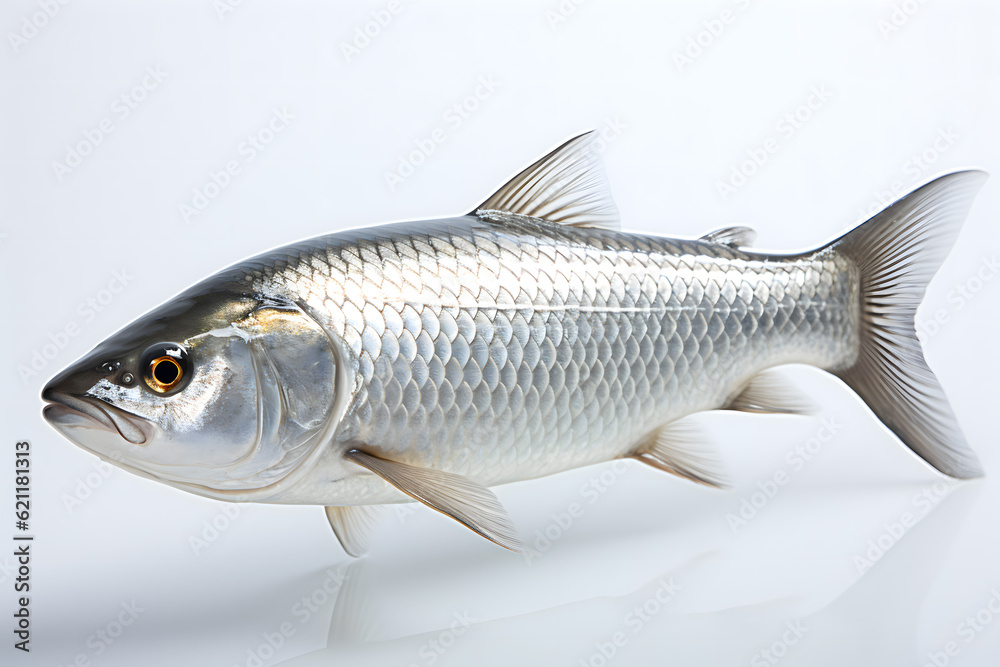 Fototapeta premium fish on white background