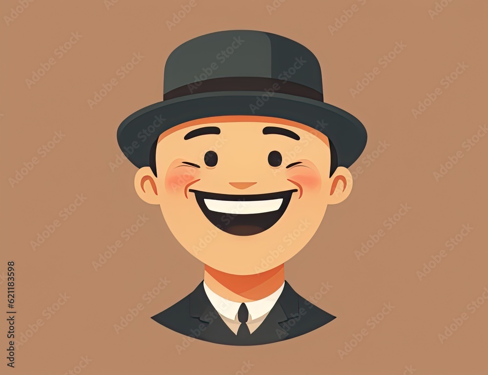 Emoji di uomo con bombetta