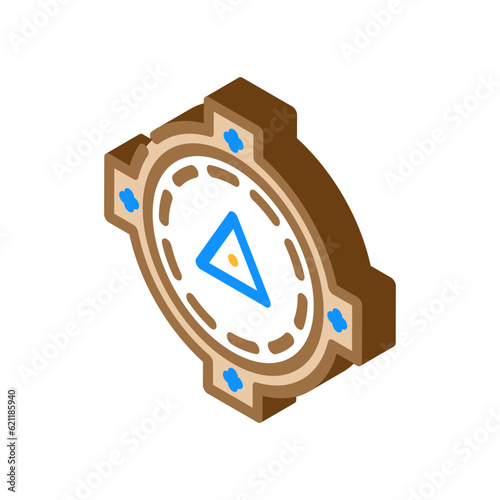 survey marker civil engineer isometric icon vector. survey marker civil engineer sign. isolated symbol illustration