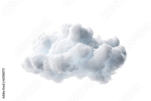 Soft, fluffy white clouds available in various shapes, Generative Ai