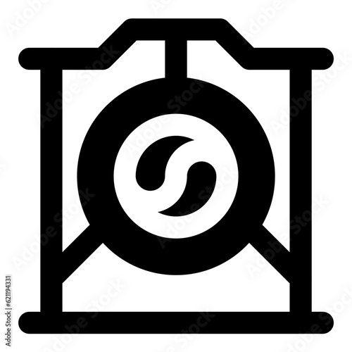 gong icon vector illustration asset