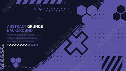 Abstract grunge background vector, brush painted wallpaper, template design modern banner with copy space