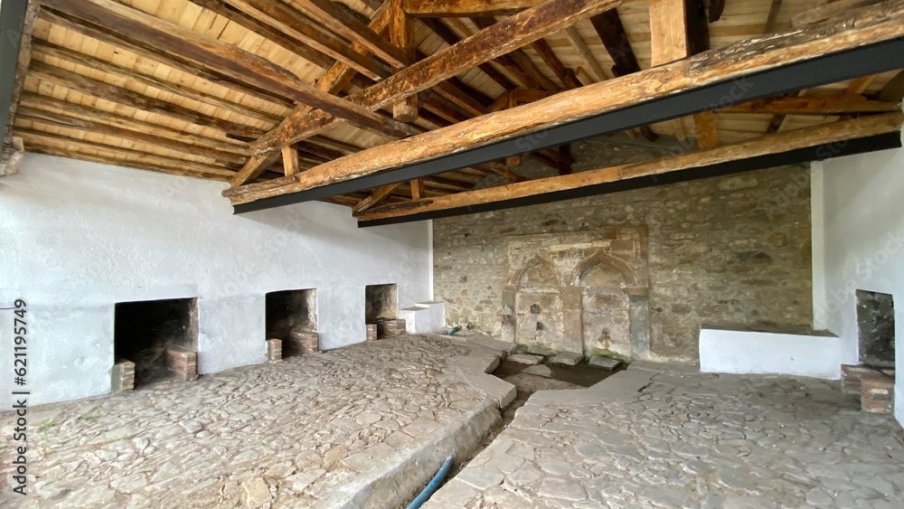 Historical laundry and village fountain in Gokceada Old Bademli village. Canakkale, Turkey Historical laundry and village fountain in Gokceada Old Bademli village. Canakkale, Turkey