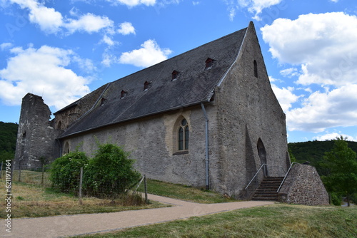 Medieval Stone church on Bleidenberg, Mosel