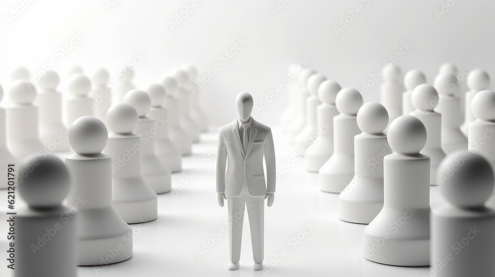 Business Leadership Concept, Teamwork Together Collaboration, Human Resources Management. Generative Ai Business Leadership Concept, Teamwork Together Collaboration, Human Resources Management. Generative Ai