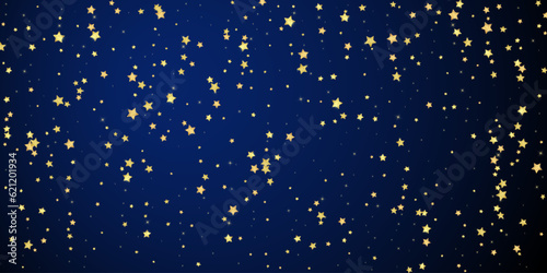 Magic stars vector overlay.  Gold stars scattered