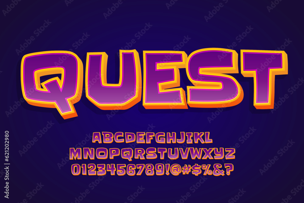 modern cartoon text effect. comic font style. graffiti typography modern cartoon text effect. comic font style. graffiti typography