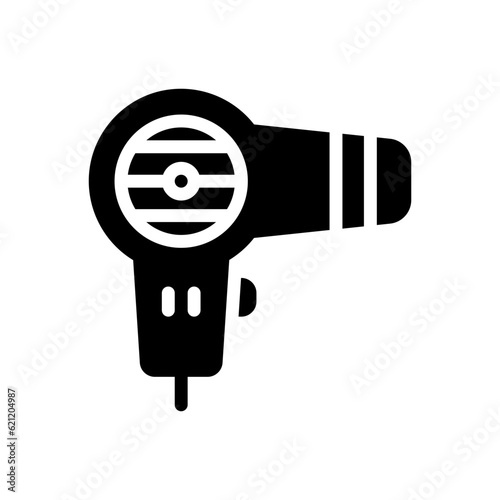 hairdryer glyph icon