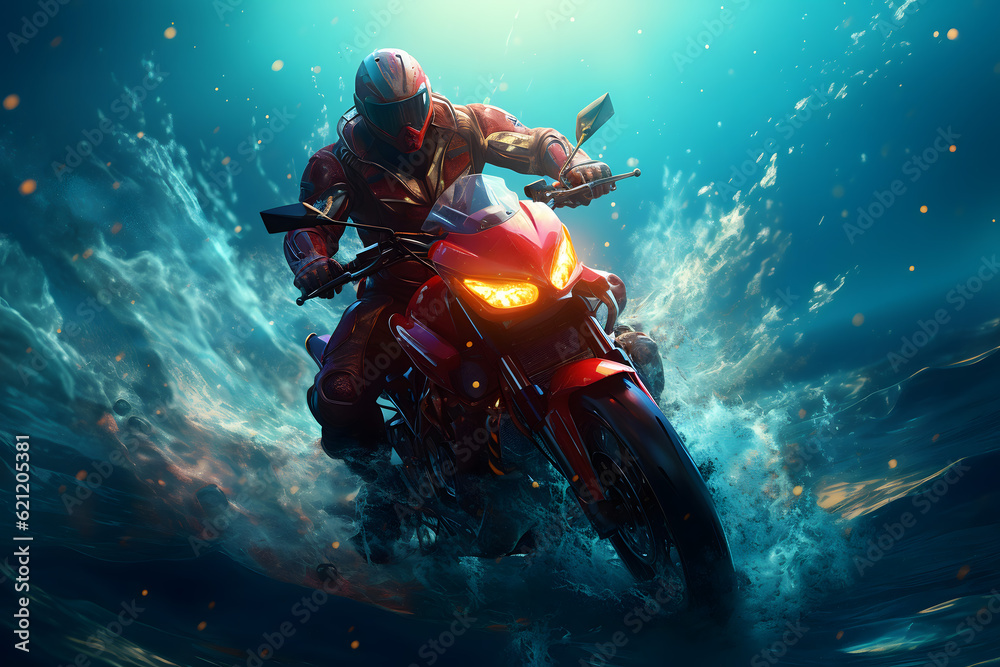 man on a motorcycle man on a motorcycle