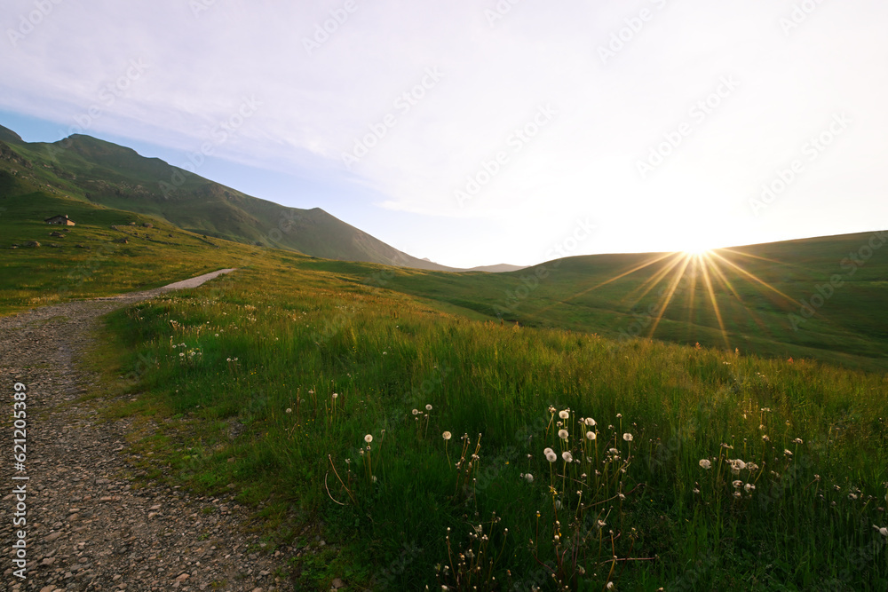 Fototapeta premium Sunrise in the mountains