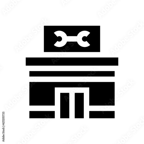 technical service glyph icon