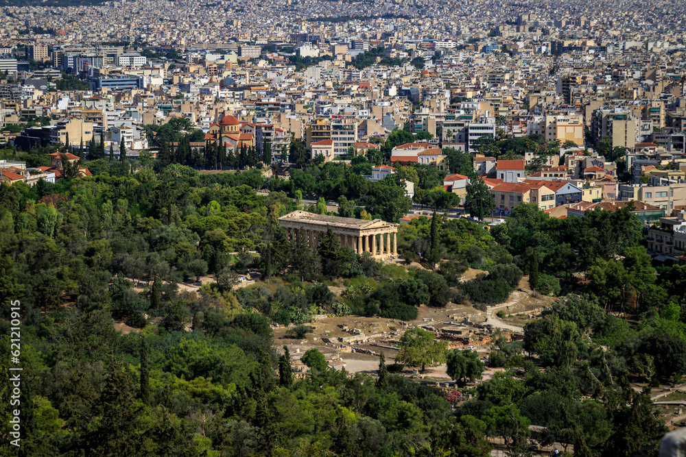Athens is a major coastal urban area in the Mediterranean and it is both the capital and the largest city of Greece.