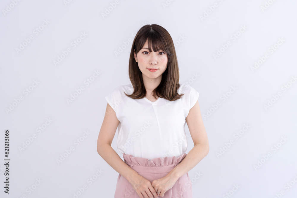 長髪の女性 長髪の女性