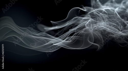 smoke abstract background, AI-Generated