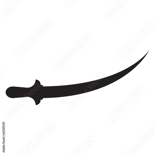 sword icon vector