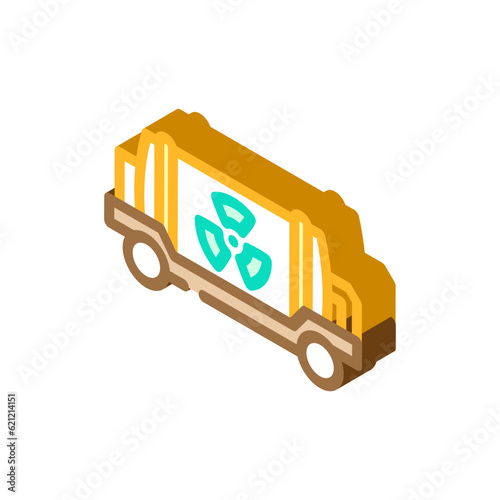 small modular nuclear reactor future technology isometric icon vector. small modular nuclear reactor future technology sign. isolated symbol illustration