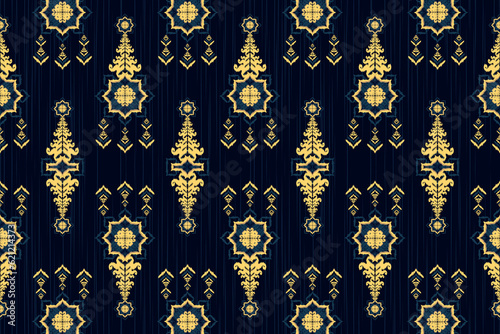 thai art pattern on wall