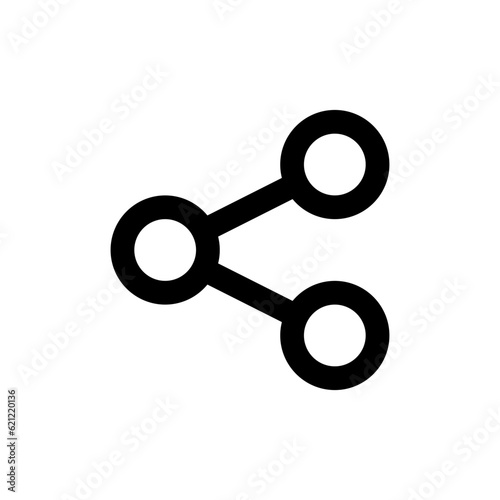 Share icon, Connection symbol - Connect, data sharing, link icon , network sharing icons, Share line icon