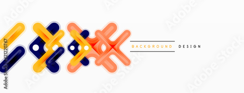Cross line background minimal geometric template. Design for wallpaper, banner, background, landing page, wall art, invitation, prints, posters