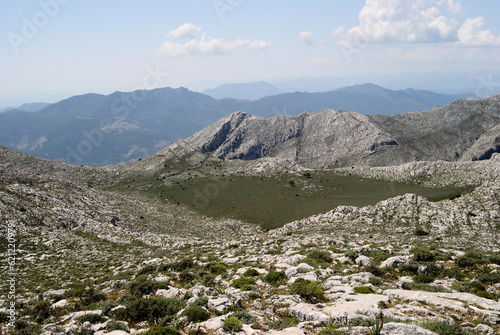 Veduta del gruppo montuoso del Montalbo photo