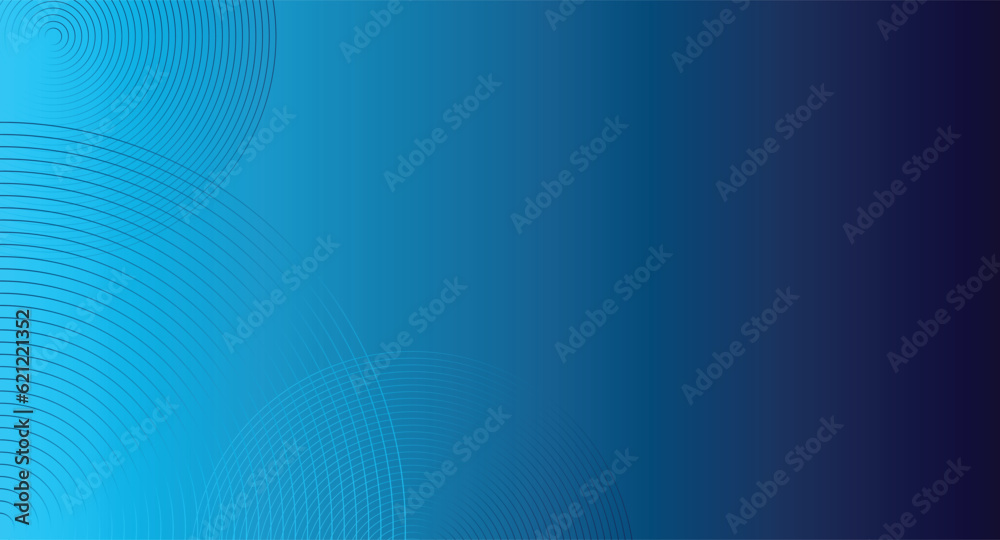 Naklejka premium abstract blue wave background. Blue minimal round lines abstract background. Thin line wavy abstract vector background. Curve wave seamless pattern. Line art striped graphic template