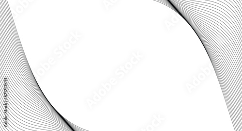 Line stripe pattern on white Wavy background. abstract modern background futuristic graphic energy sound waves technology concept design