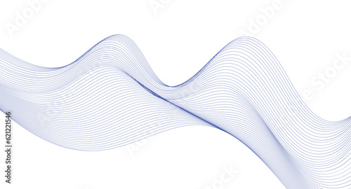Line stripe pattern on white Wavy background. abstract modern background futuristic graphic energy sound waves technology concept design