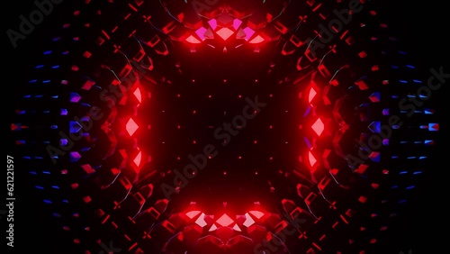 Red hell equalizer for party VJ loop background