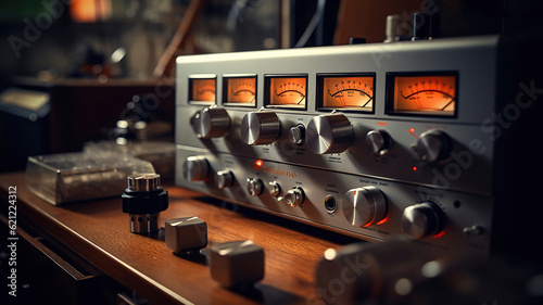 Immersing in the World of Vintage Audio Equipment. Generative Ai