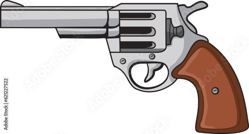 illustration vector graphic of glock hand gun flat icon