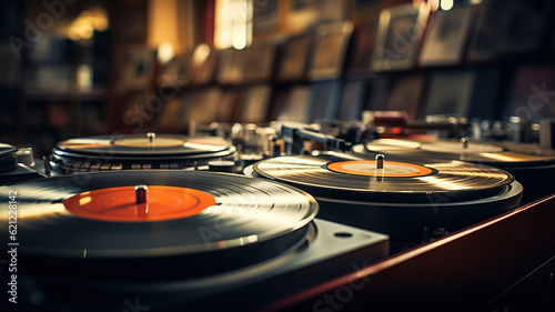 Exploring the Charms of Classic Record Collections. Generative Ai