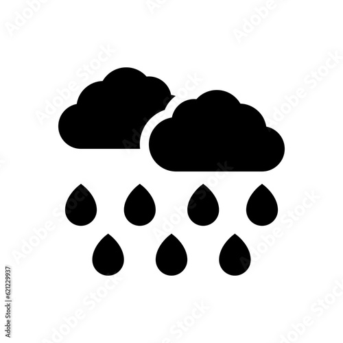 rain glyph icon