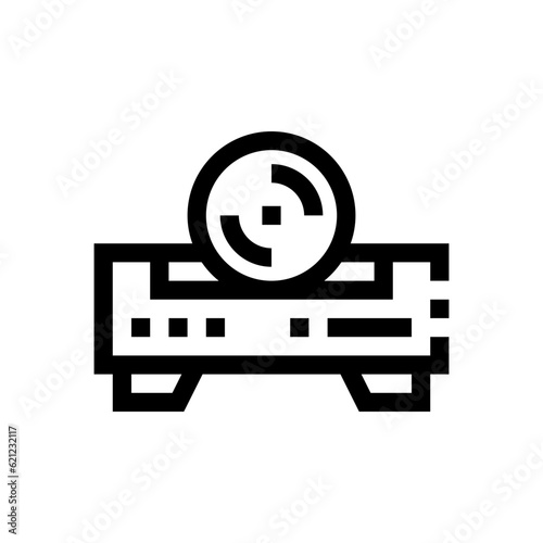 video player outline icon