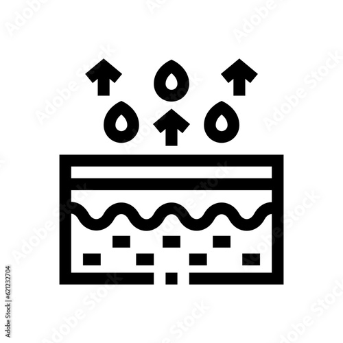 sweat outline icon