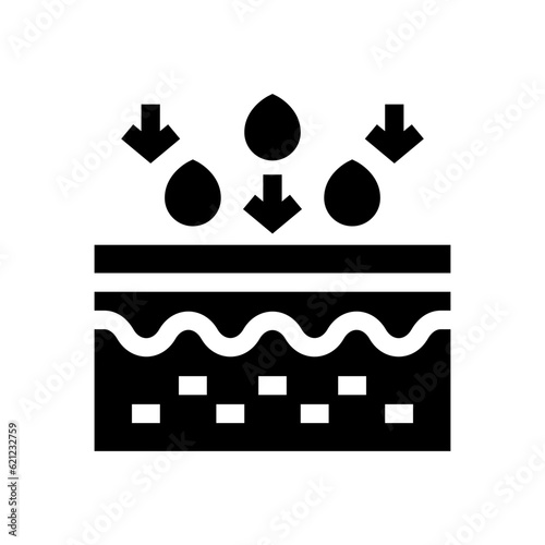 moisture glyph icon