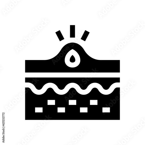 acne glyph icon