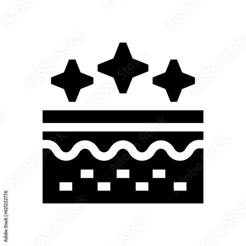 clean skin glyph icon