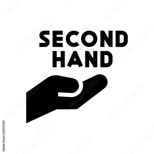 second hand glyph icon