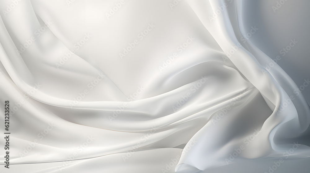 Obraz premium White Silk Background