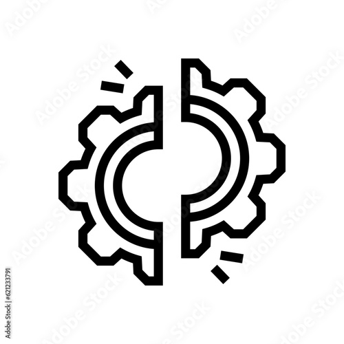 disruption outline icon