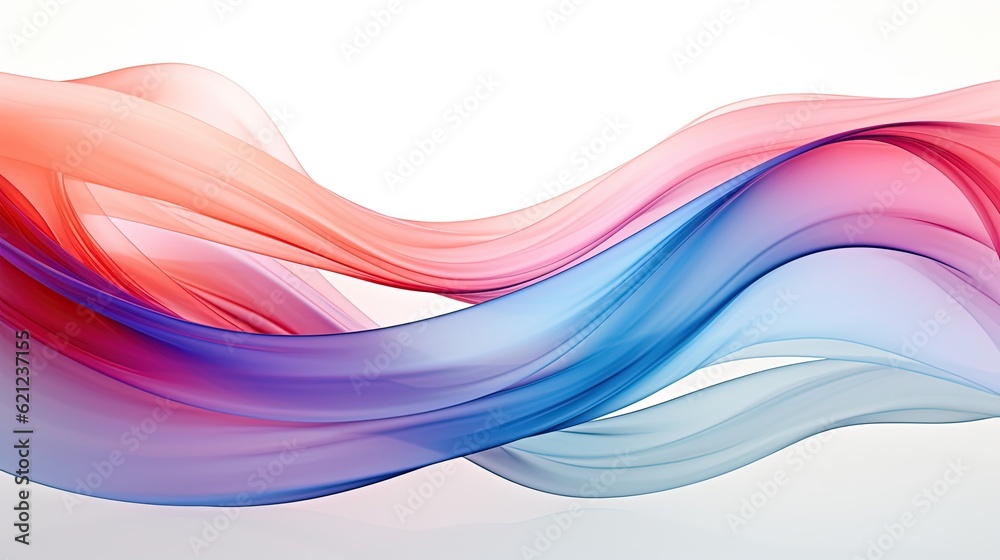 Abstract Colorful Light Wavy Background. Generative AI. Abstract Colorful Light Wavy Background. Generative AI.