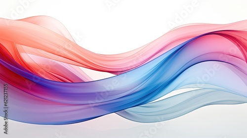 Abstract Colorful Light Wavy Background. Generative AI.