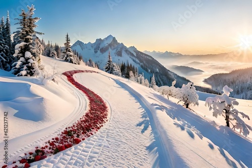 winter mountain landscape © Sajawal